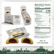 Load image into Gallery viewer, cedar pastries on the go 2 pack date filled cookies nutritional facts