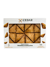 Load image into Gallery viewer, Cedar Pastries 2LB Traditional Baklava Triangles
