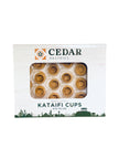 Cedar Pastries Kataifi Cups 24 Pack Crispy Shredded Phyllo Dessert Cups
