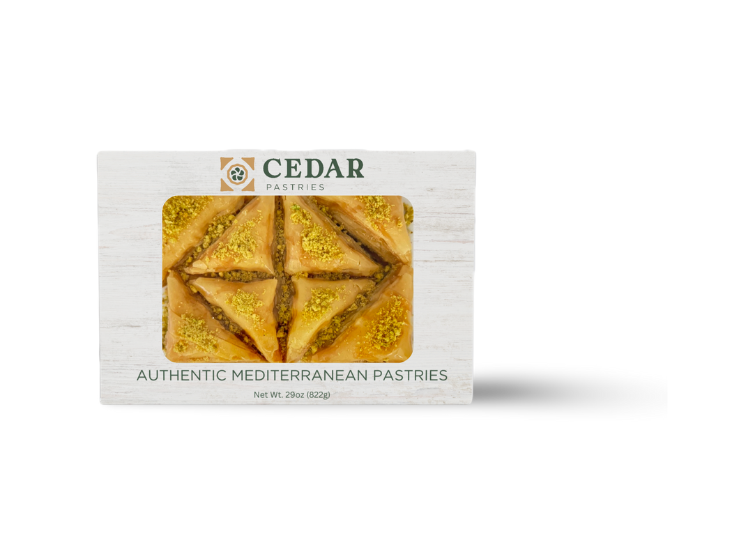 Cedar Pastries 1LB Traditional Triangles Baklava