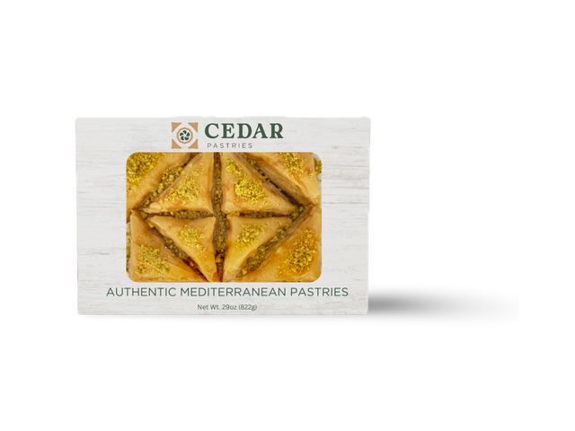 Cedar Pastries 1LB Traditional Triangles Baklava