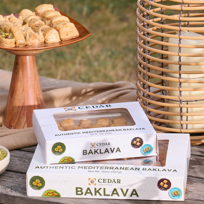 Cedar Pastries Mediterranean Baklava Assortment Small Gift Box