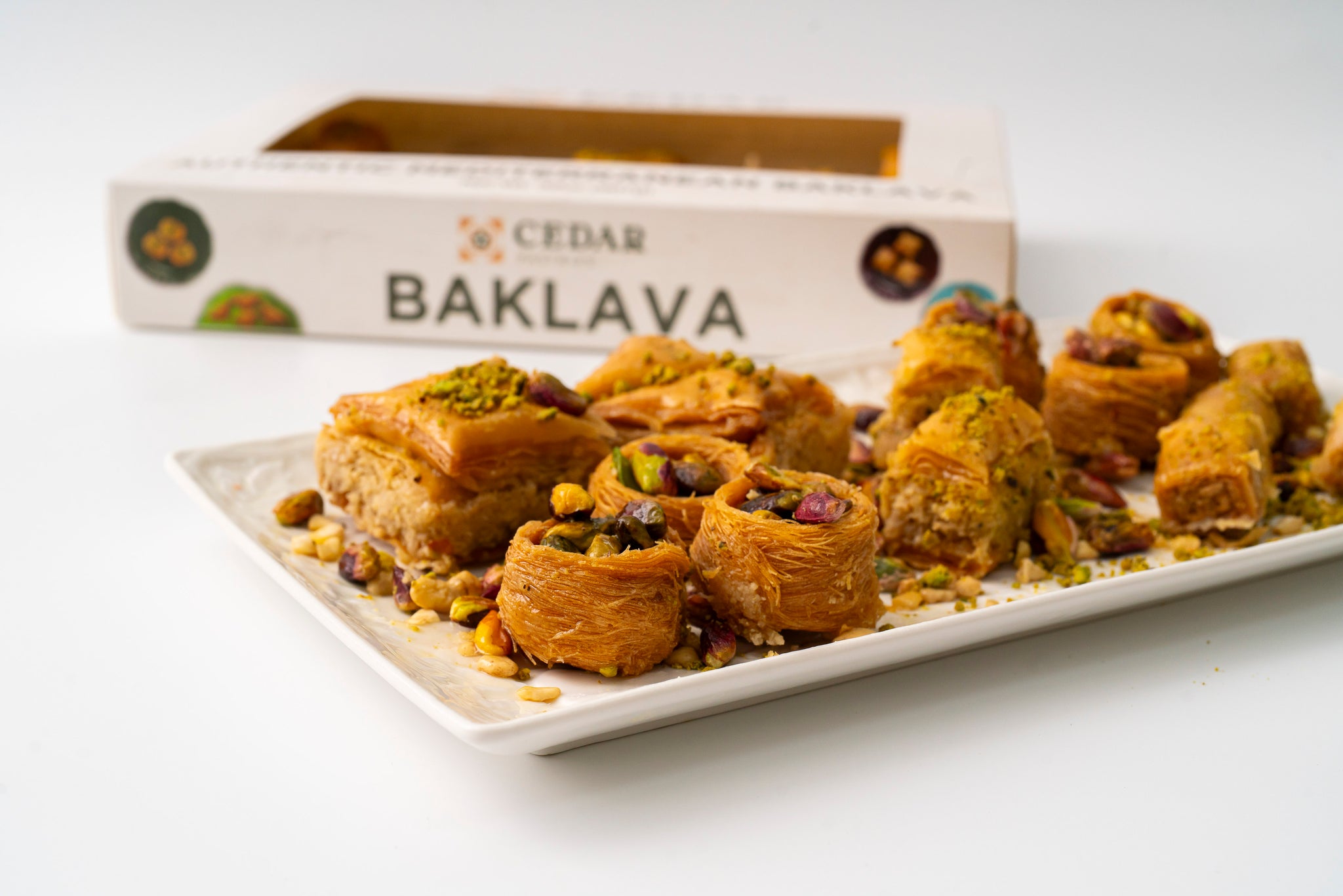 Cedar Pastries Mediterranean Baklava Assortment – Small Gift Box